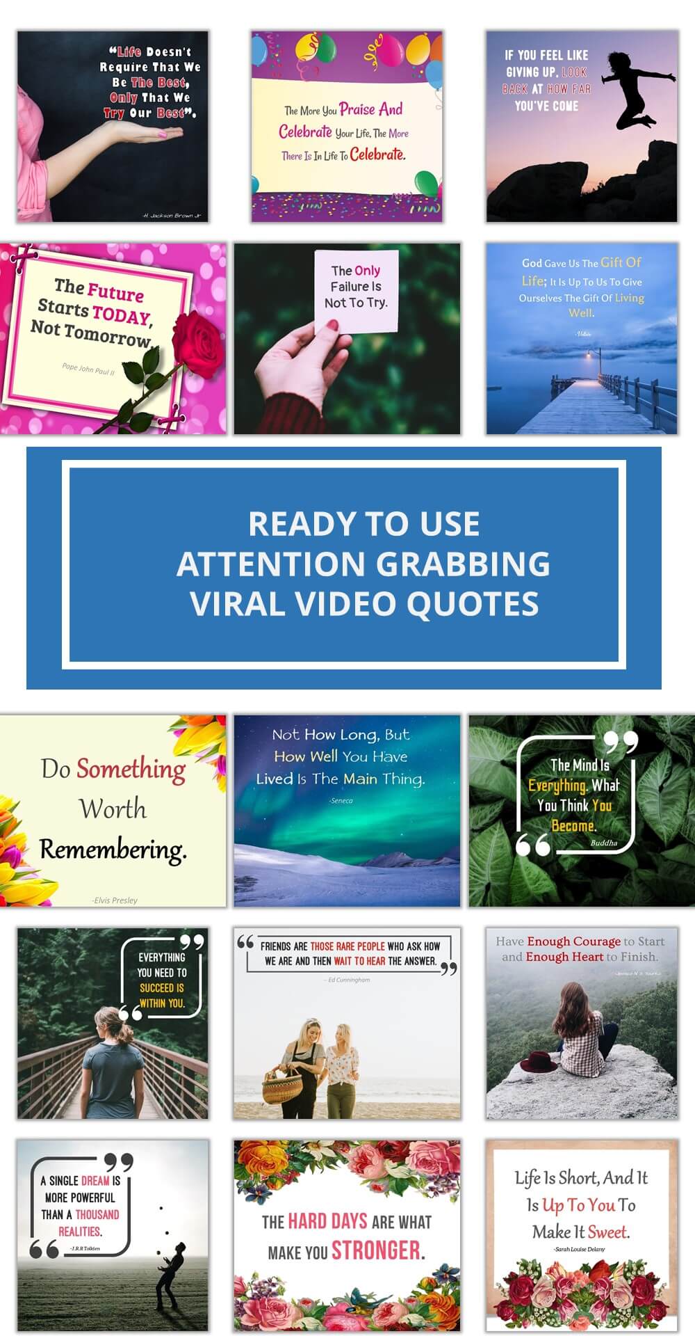 Premade Video Quotes